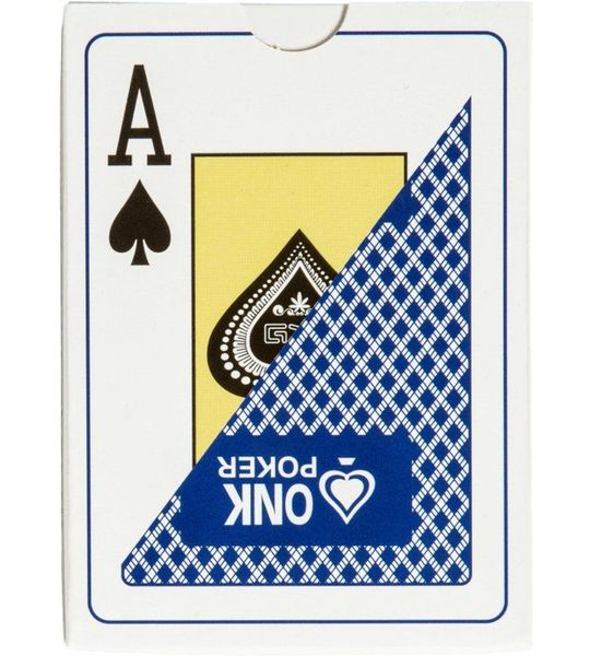 Professionele ONK Poker Kaarten Old Style Blauw