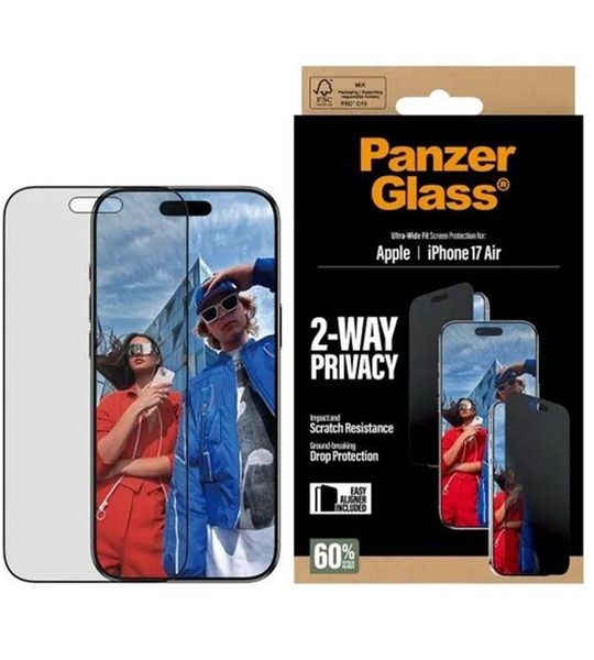 PanzerGlass Iphone 17 Air Priv Uw-fit Screenprotector Voor Apple Feature Glass