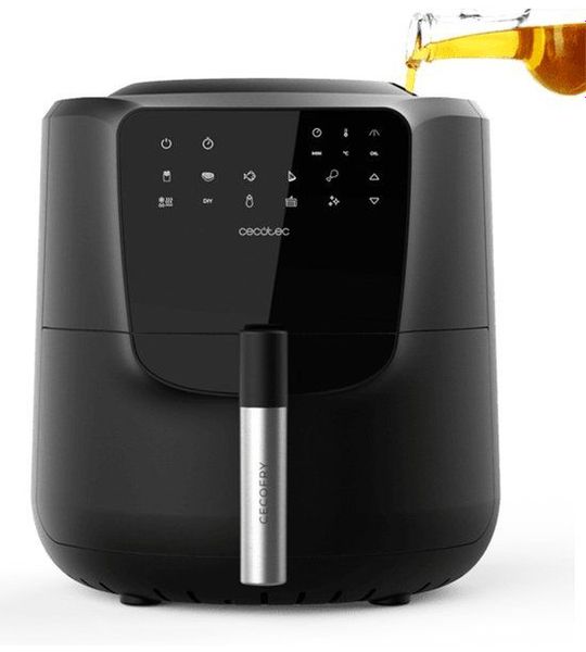 Cecotec Cecofry Rain M Enkel 5,5 l Vrijstaand 1550 W Heteluchtfriteuse Zwart