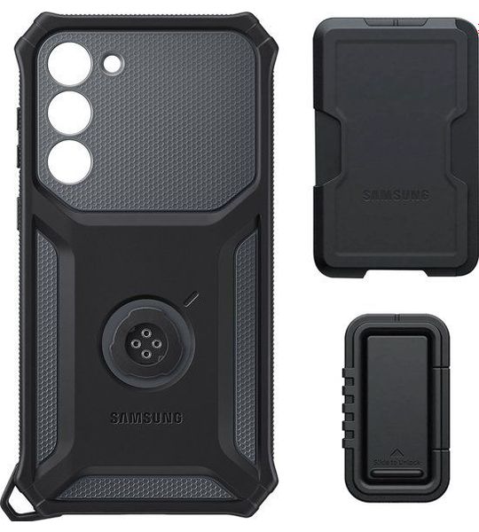 Samsung Galaxy S23 Rugged Gadget Case Black