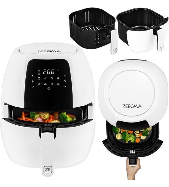 Zeegma Airfryer XXL - Heteluchtfriteuse 1800 W - 9 programma’s - 6L