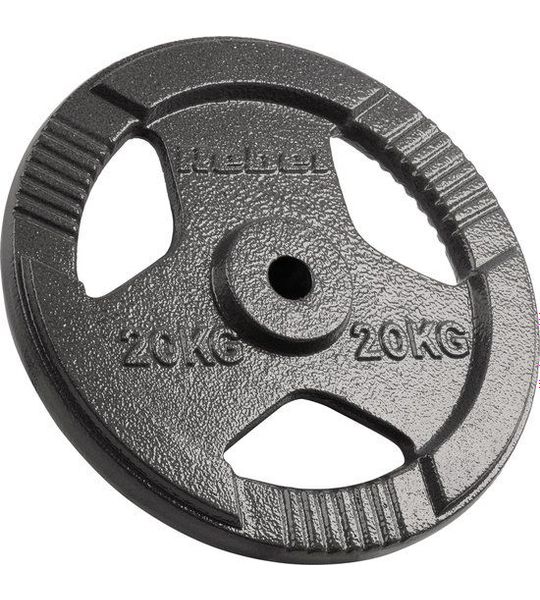Cast iron weight 20kg bore 31mm disc with handles REBEL ACTIVE