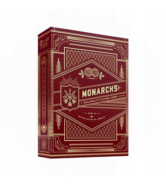 Theorie11 MONARCHS Rode Speelkaarten - Premium Kwaliteit