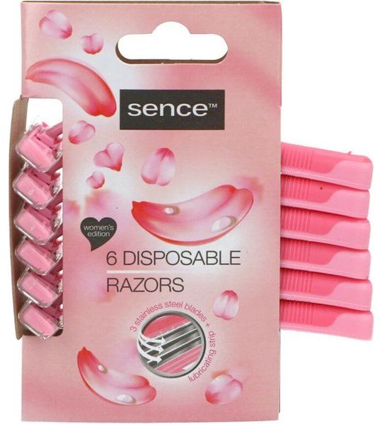 6ST Sencebeauty Scheermes Wegwerp