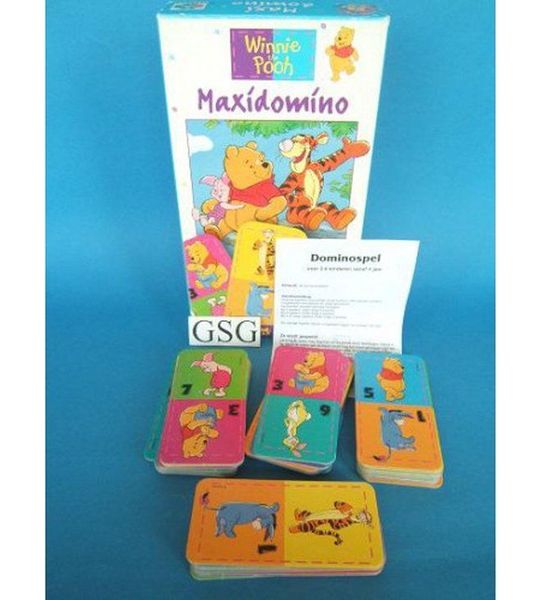 Winnie The Pooh - Maxi Domino - Extra grote kaarten