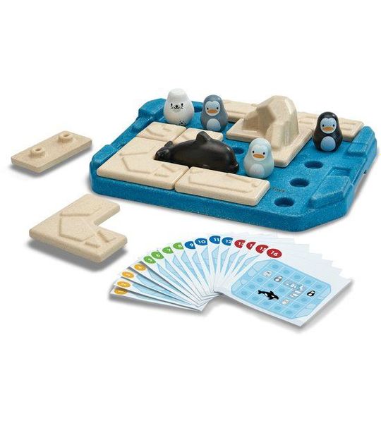 PlanToys Houten Speelgoed Pinguïn vinden Spel