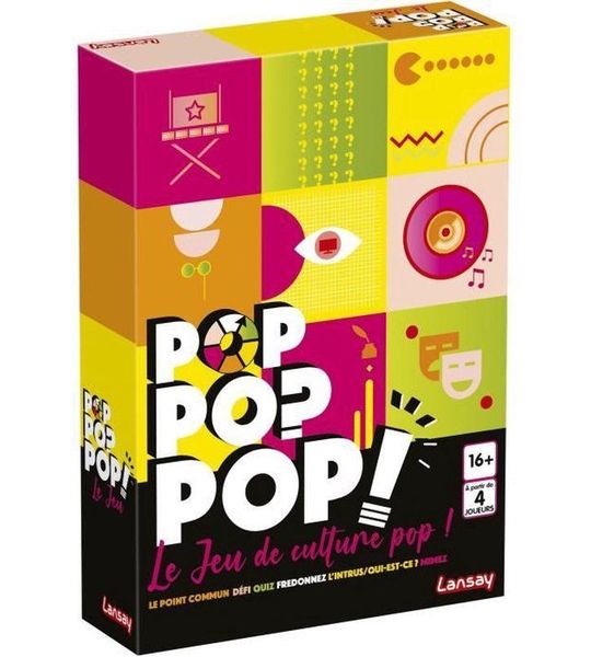 Lansay Games - Pop Pop Pop - Cultuur - Bordspel - 16 jaar