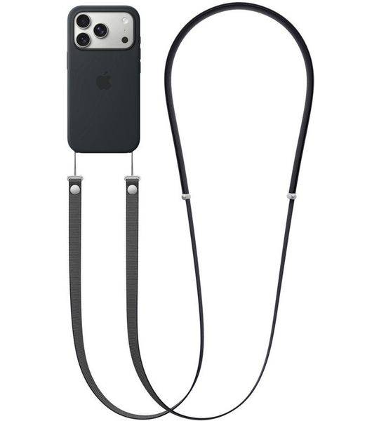 Apple Strap Crossbodykoord Voor Apple Iphone Zwart