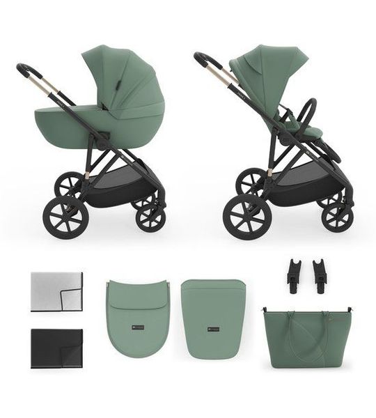 Kinderwagen Kinderkraft Prime3 PRO 2-in-1 Dark Green