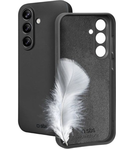 SBS Cover Instinct Telefoonhoesje Voor Samsung Galaxy S25 Fe Zwart