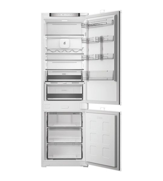 Whirlpool WHK2 5292 B4E Koelkast met vriesvak Zilver