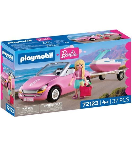 Playmobil X Barbie Convertible Bouwspel 37 Stukken Roze Kinderen
