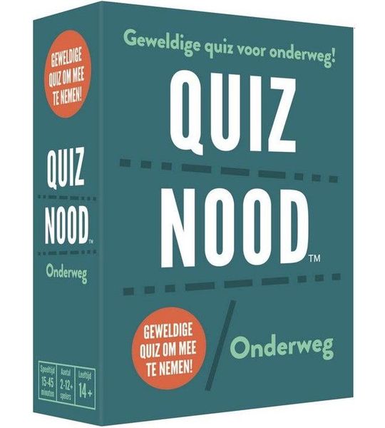 Koelkastpoezie Quiz Nood - Onderweg