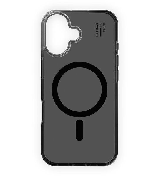 IDEAL OF SWEDEN Magsafe Tinted Black Telefoonhoesje Voor Apple Iphone 16 Transparant