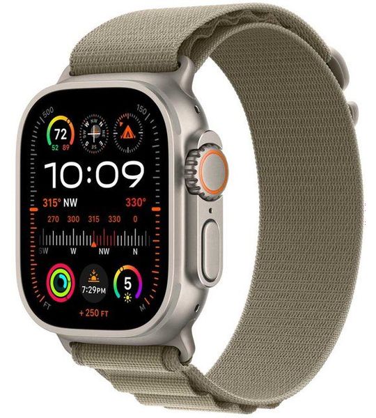 Apple 49 Mm Olive Alpine-bandje - Large