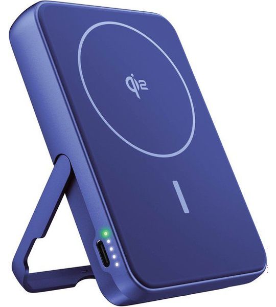 Fresh 'n Rebel Magnet Wireless Powerbank 10000 Mah Qi2 15w - True Blue Blauw
