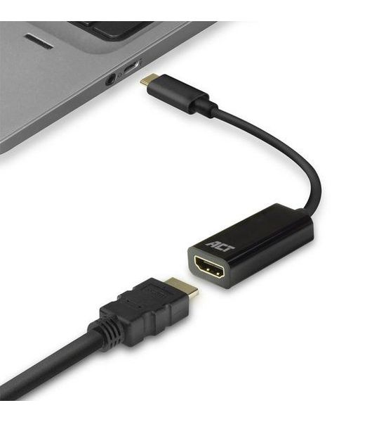 ACT USB-C naar HDMI adapter - Zwart