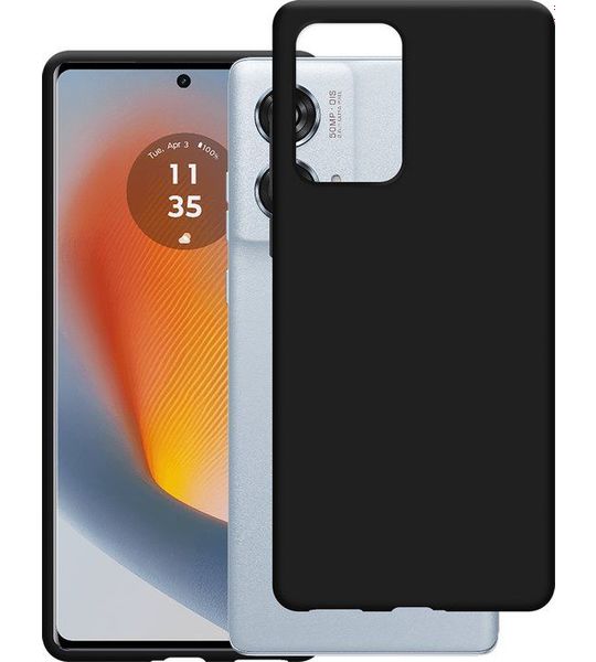 Just in Case Soft Design Motorola Edge 50 Fusion Back Cover Zwart