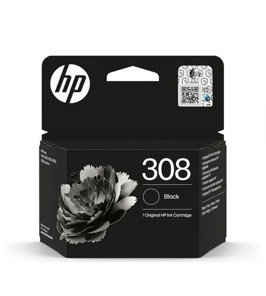 HP 308 Cartridge Inkt Zwart