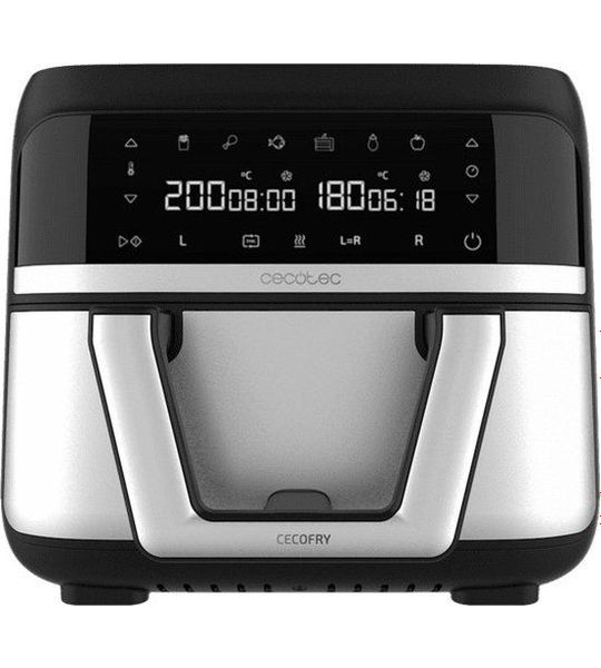 Cecotec Cecofry Dual 9000 2850w 9l Airfryer Zwart 9 Liters / EU Plug 220V