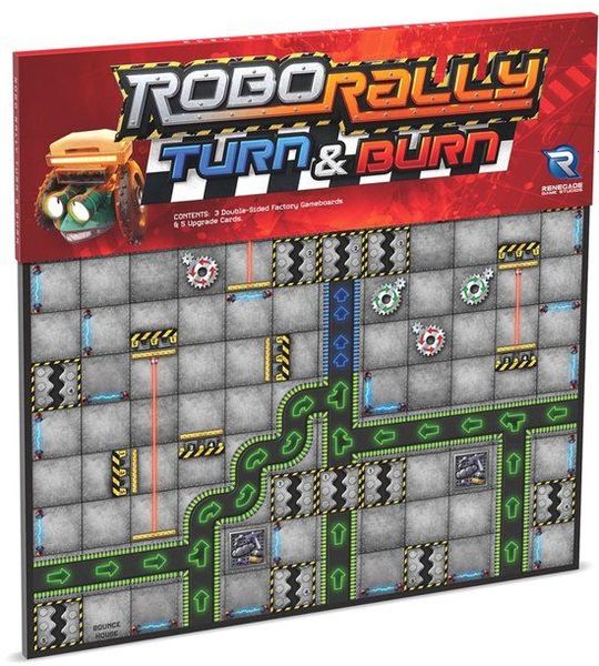 Robo Rally Turn & Burn - Bordspel - Engelstalig - Renegade Game Studios