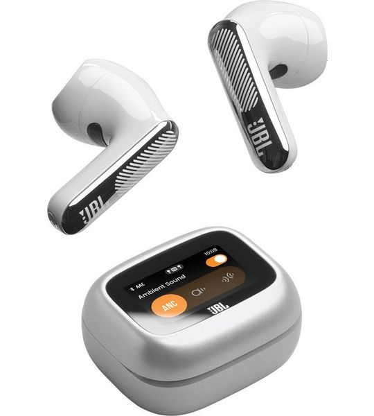 JBL Live Flex 4 Draadloze Oordopjes Met Noise Cancelling En Smart Case (2026) Zilver