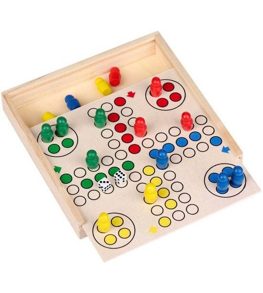 Eddy Toys Ludo Spel 15x15cm - Compact 15x15cm voor makkelijk meenemen