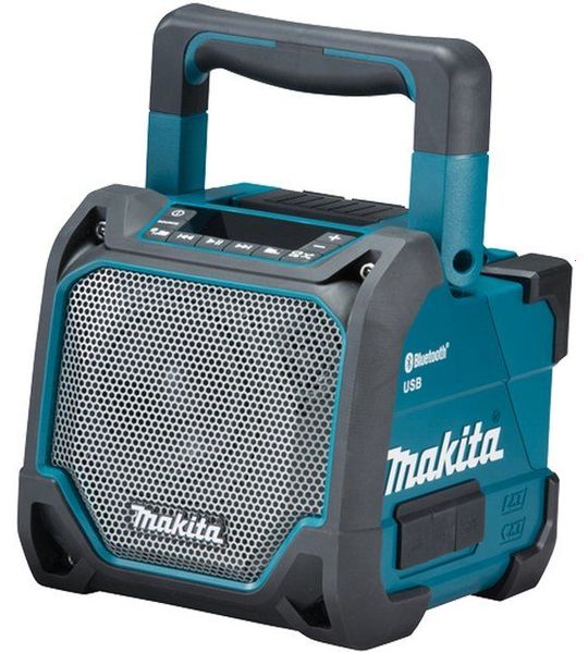 Makita DMR202 Bluetooth speaker met Mediaspeler