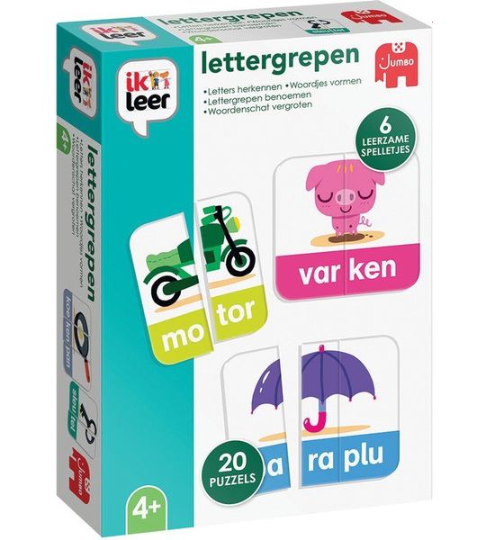 Ik Leer - Lettergrepen, 4Y+