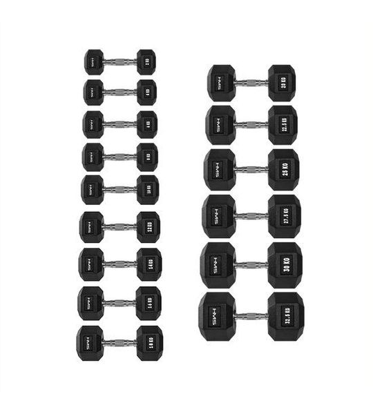 HMS Hex Pro Halter 30kg - Gecoat voor Krachttraining