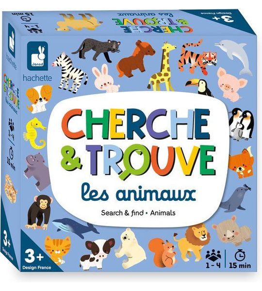 Janod Spel - Zoek en Vind - Dieren