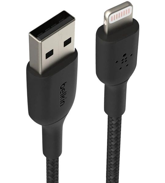 Belkin Braided Usb-a-naar-lightning 1 Meter Zwart