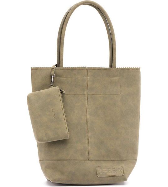 Zebra Natural Shopper Army Green Vintage