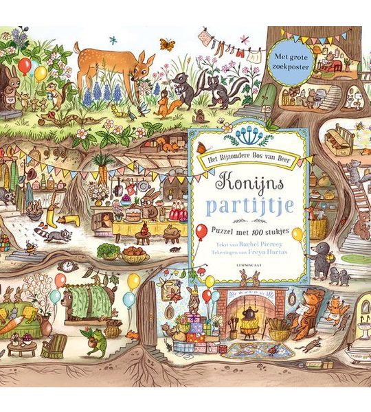 Konijns partijtje puzzel