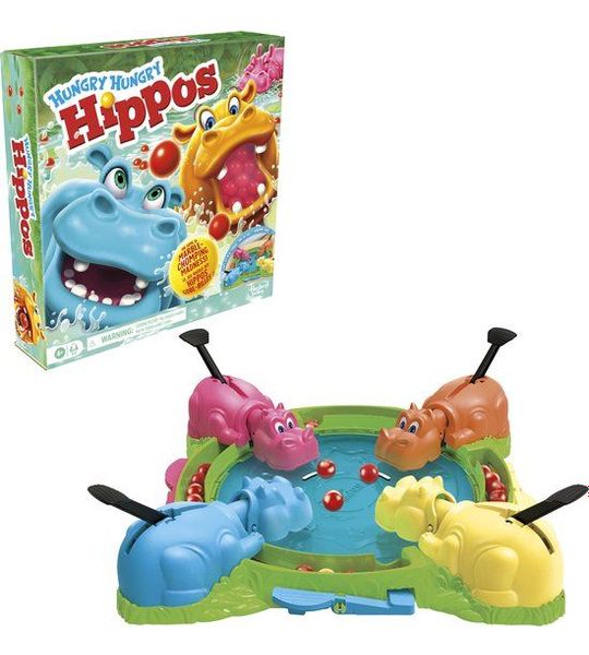 Hasbro Hippos Gloutons, Bordspel, 4 jaar, Familiespel