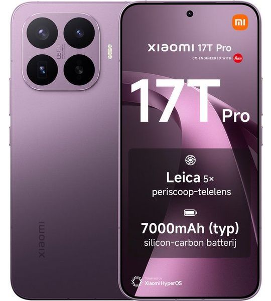 Xiaomi 17t Pro 12gb - 256GB Paars