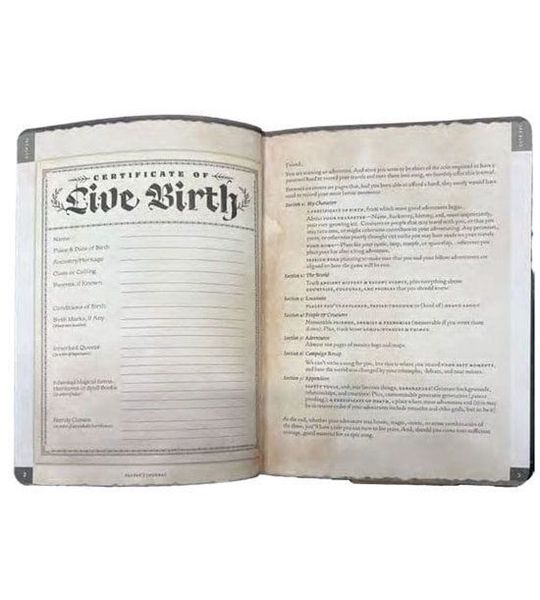 Beadle & Grimm´s Notebook A5 Player's Journal and accessories