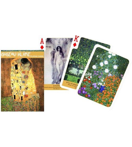 Piatnik Gustav Klimt Speelkaarten - Single Deck