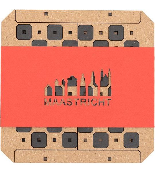 Meuq Design Maastricht - Bord Spel - Schaakset - Cadeau - Spellen - CityChess