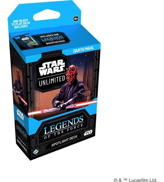 Star Wars Unlimited Legends of the Force Spotlight Deck Darth Maul