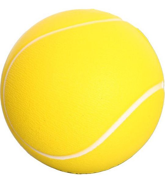 Set van 5 schuimrubberen tennisballen - 6,3 cm