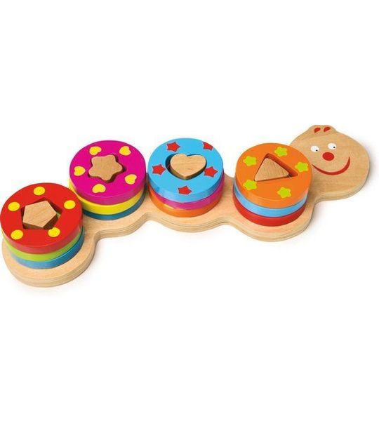 small foot - Shape-Fitting Game Caterpillar