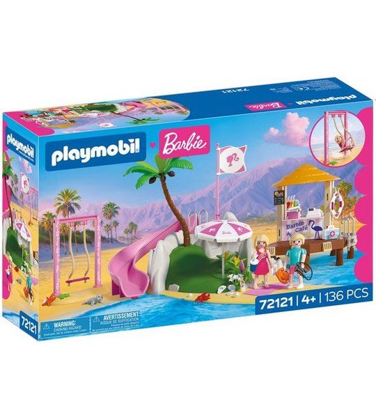 Playmobil X Barbie Beach Coffee Bouwspel 136 Stukken Roze Kinderen