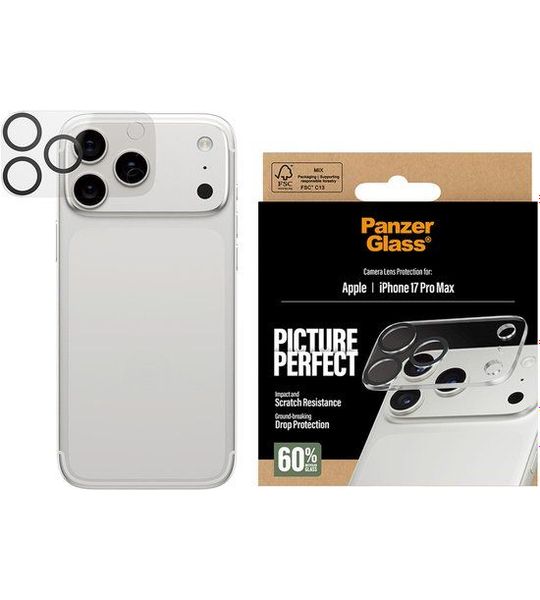 PanzerGlass Iphone 17 Pro Max Picper Camera Clear Smartphone-lens Voor Apple Transparant