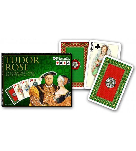 Piatnik Tudor Rose Speelkaarten - Double Deck