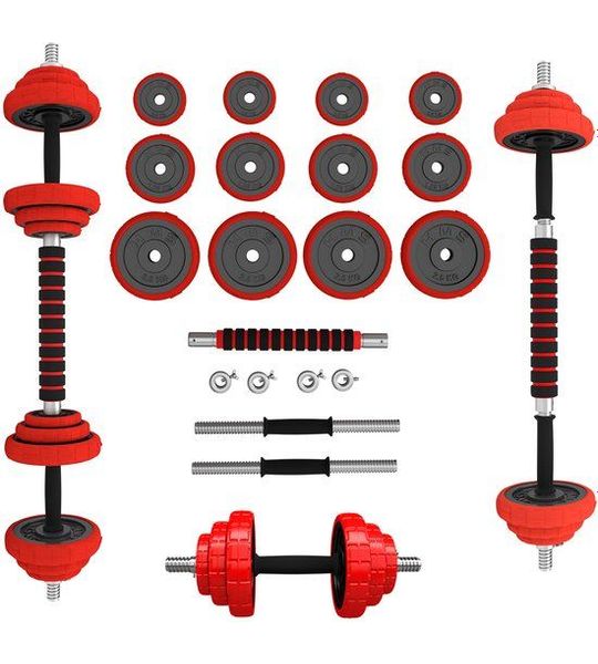 HMS Verstelbare Halter en Dumbbell Set - Rood - 20 kg