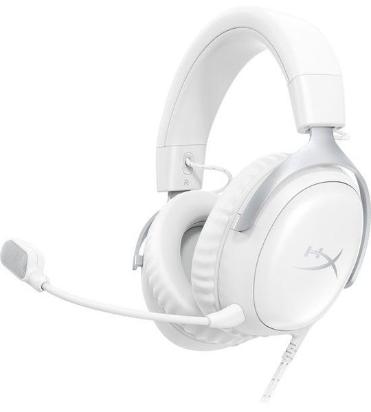 HyperX Cloud III Wired Gaming Headset - Wit (PC, PS5, Xbox Series X/S)