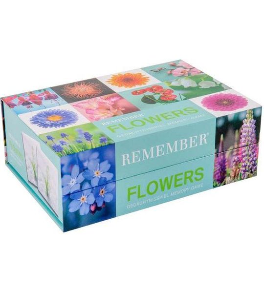 Remember - Spel Memory Flowers - Karton - Multicolor -