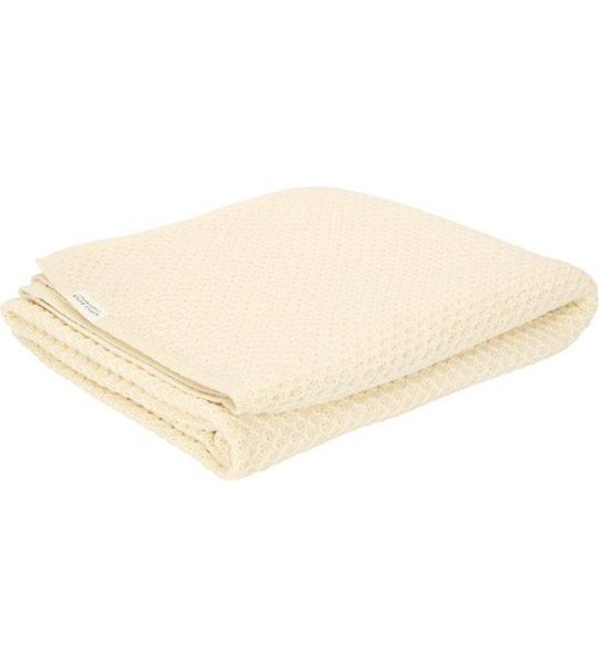 Deken Wieg Little Dutch Pure Soft White Gebreid