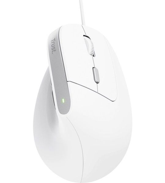 Trust Bayo II Ergonomic Mouse Muis Wit